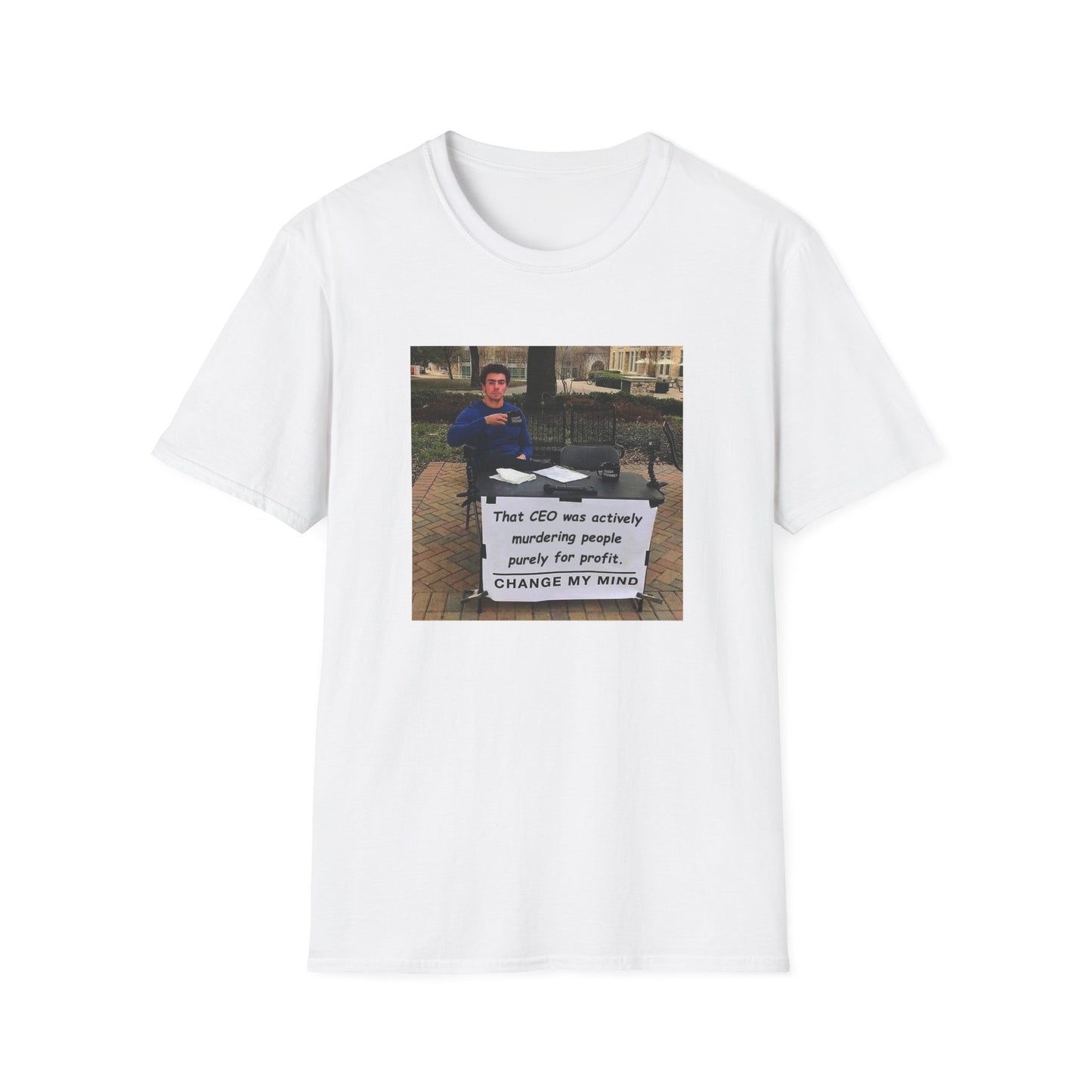 Luigi Mangione "Change my mind" Shirt