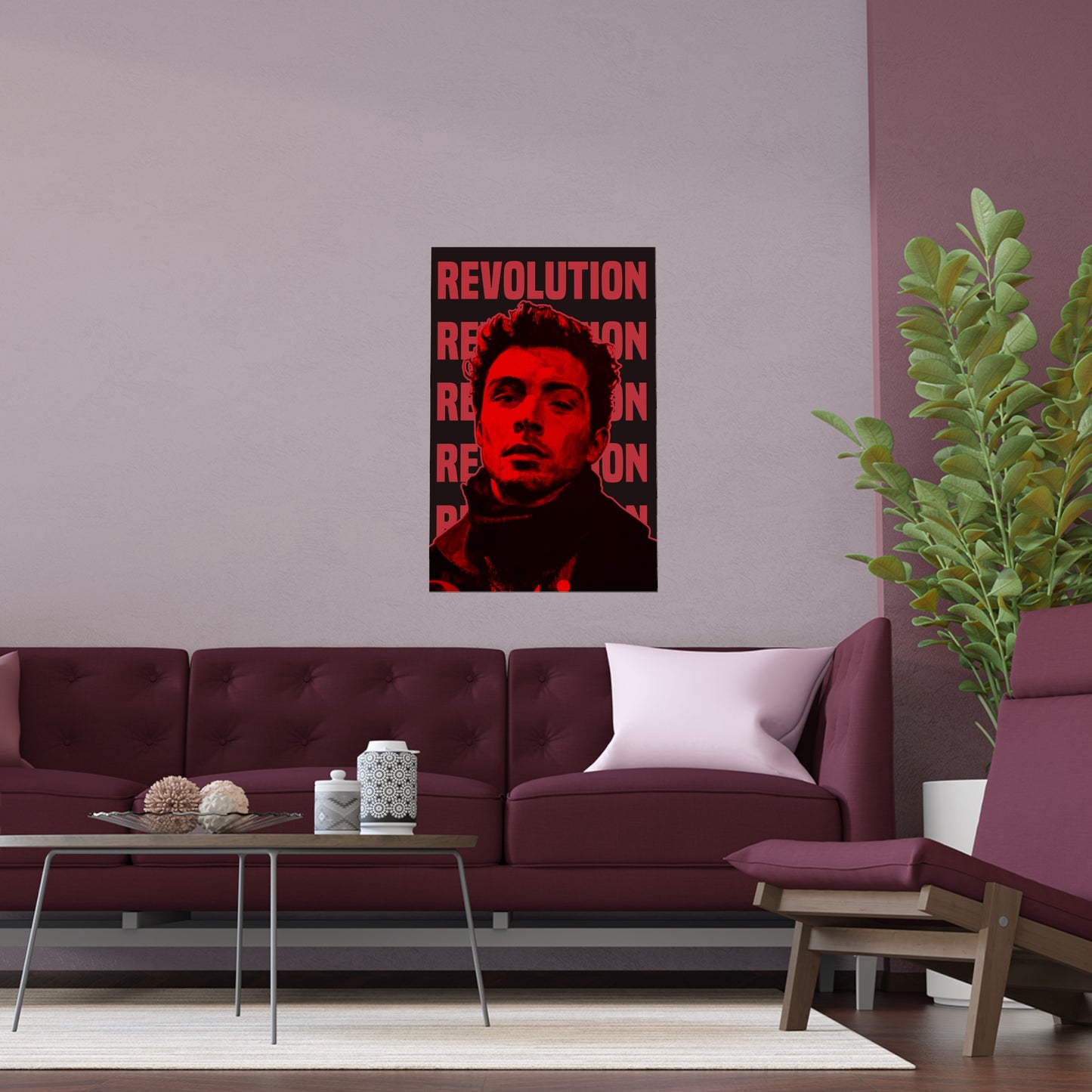 Luigi Mangione - Revolution poster