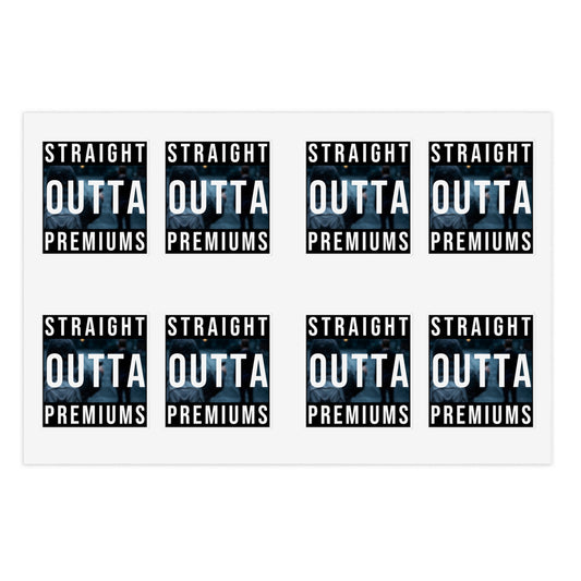 Luigi Mangione "Straight Outta Premiums" sticker sheet