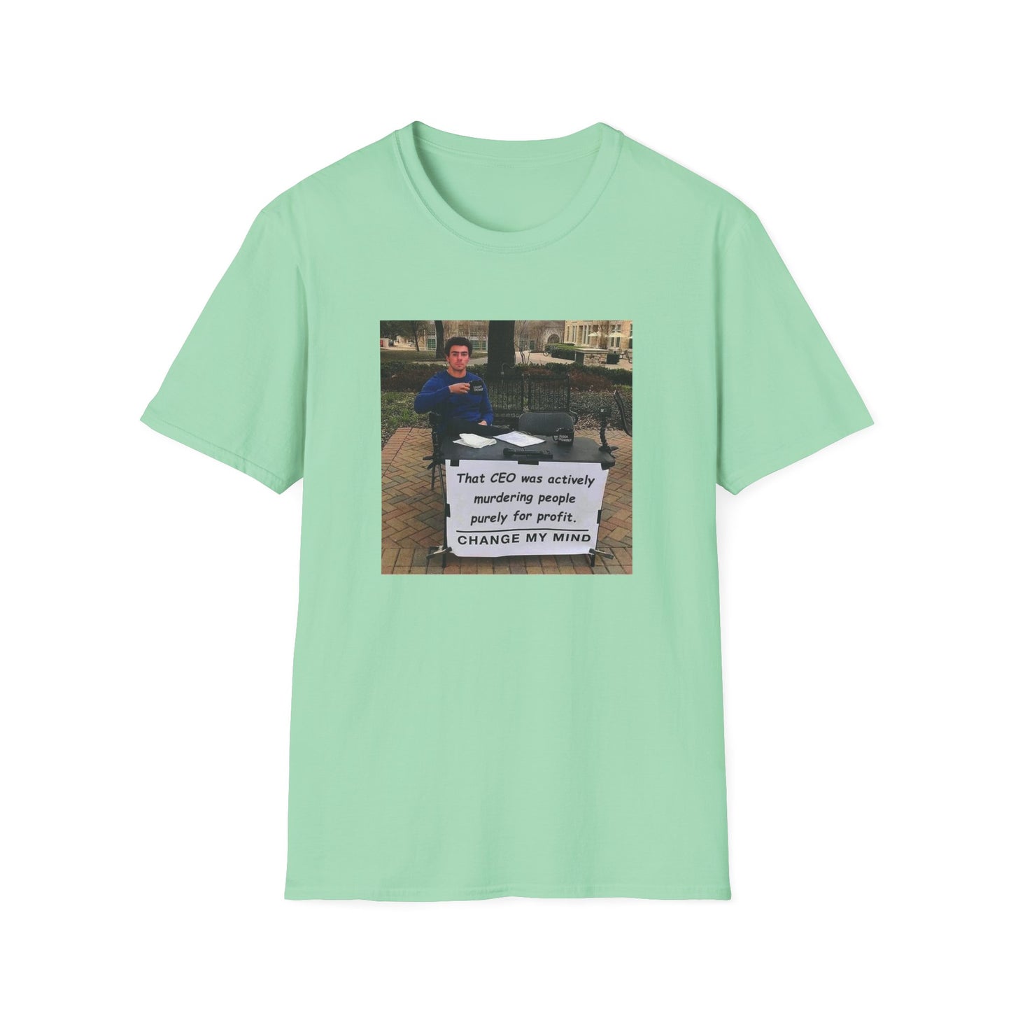 Luigi Mangione "Change my mind" Shirt