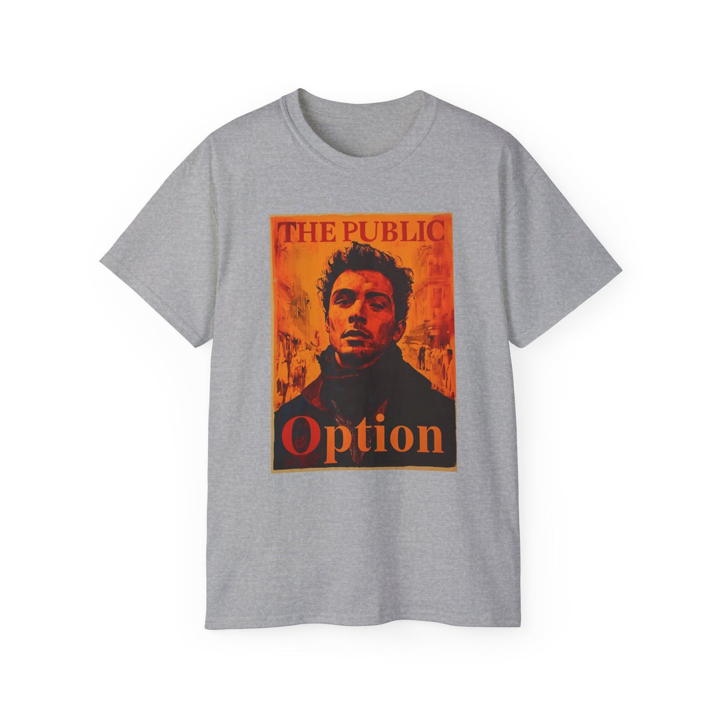 The public option Luigi Mangione shirt