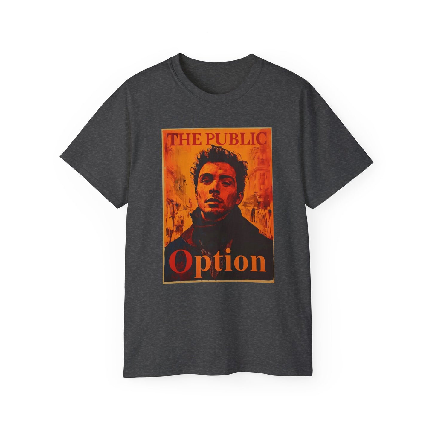 The public option Luigi Mangione shirt