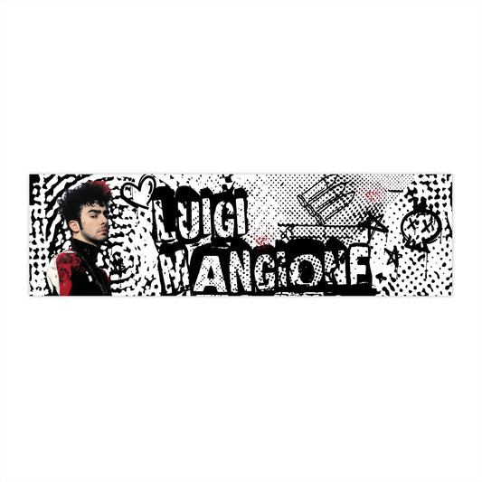 Luigi Mangione Punk bumper sticker