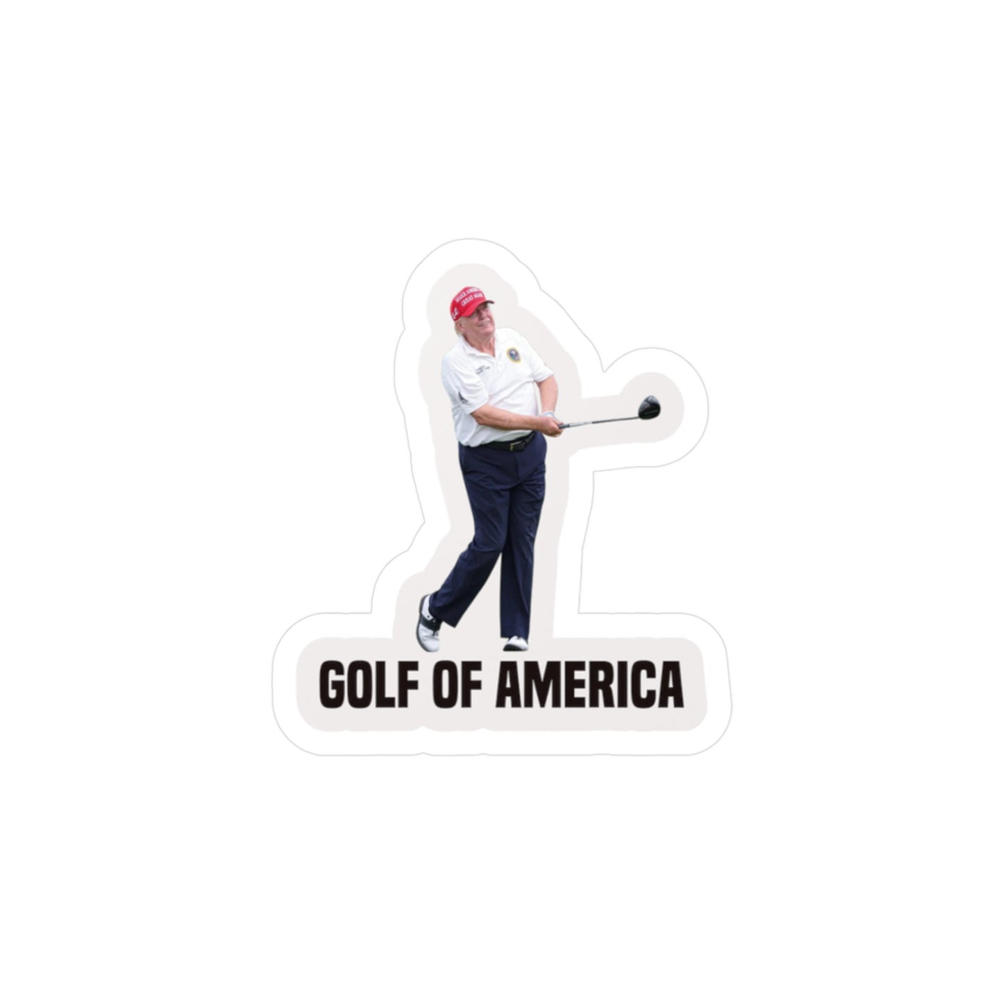 Trump Golf of America sticker