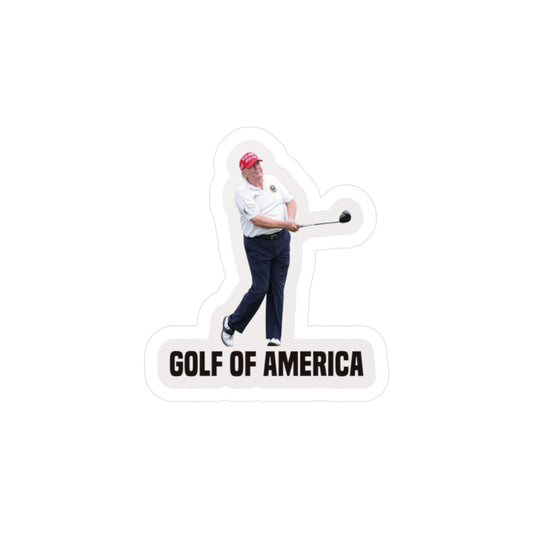 Trump Golf of America sticker