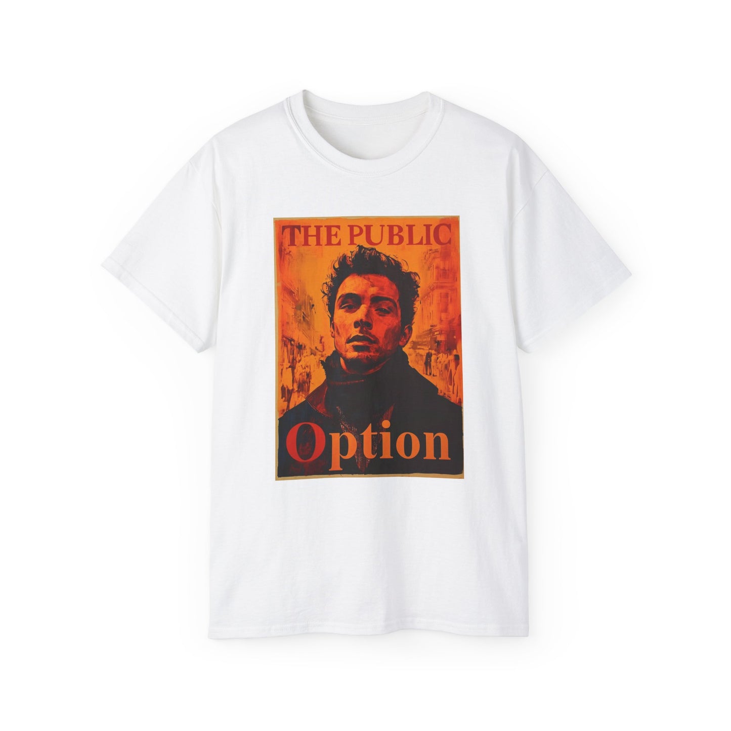 The public option Luigi Mangione shirt